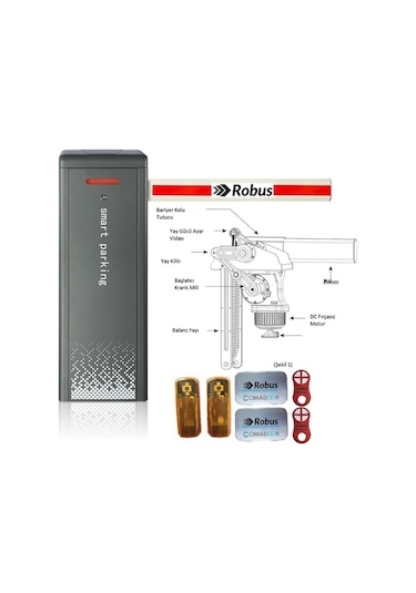 Robus Rb R6 6 Metre Hızlı Dc Bariyer (531825160)