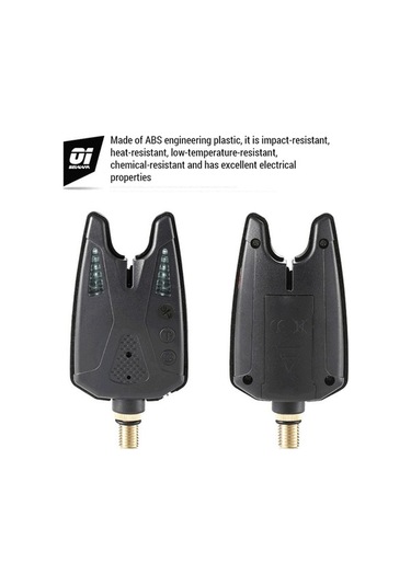 Artfulabode Yeşil Uyarıları Led Isırma Isırma Göstergesi Elektronik Balık Balık Balık Avı Alarmı Abs Ei Yeşil