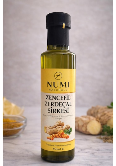 Zencefil Zerdeçal Sirke Karışımı 250ml Günlük Ritüel