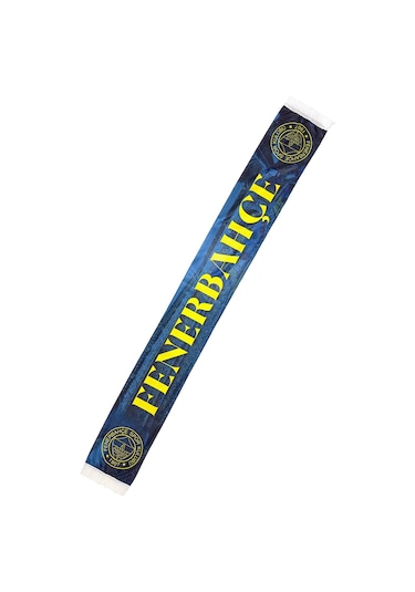 Fenerbahçe Orijinal Lisanslı Bir Şarkısın Sen Fenerbahçe Saten Şal Atkı Lacivert - Sarı