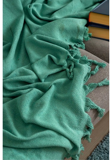 Mint Balıksırtı Desen Koltuk Örtüsü 180 210 Mint