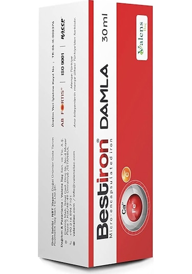 Valens Bestiron Damla Demir ve Vitamin C 30 ML VLN-530586