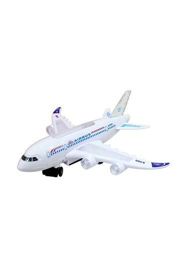 Can Oyuncak Airbus Pilli Işıklı Sesli Çarp Dön Uçak