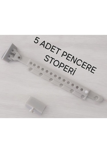 5 Adet Ayarlanabilir Plastik Pencere Kolu Kapı Cam Aralama Stoperi Kolu Tutucu Tutacağı Durdurucu Tamponu