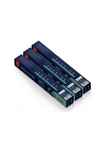 Nish Coffee Kapsül Kahve 7 Decafeinanto 3'lü Set Nespresso Uyumlu -30 Adet Kapsül Kahve