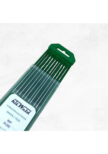 Tungsten Elektrot Yeşil Ø2.0x175mm. - 1 Paket 10 Adet