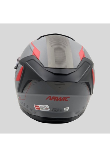 Arwic AR950 Torino Çene Açılır Ece-R 22.06 Motosiklet Kaskı Gri