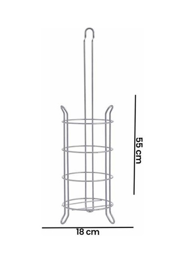 Suntel Yedekli Tuvalet Kağıtlığı Gri