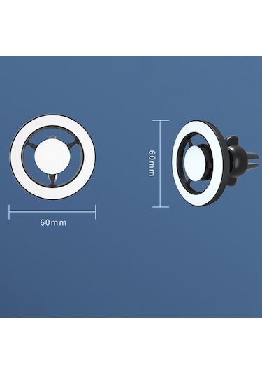 Cbtx Global Klz-kb100 İphone 12-14 Serisi İçin Araç Manyetik Telefon Tutucu Desteği 360 Derece Dönen - Gül Altın
