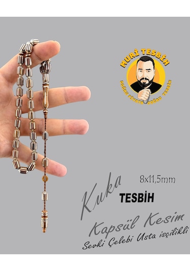 Şevki Çelebi Gümüş İşlemeli Kuka Kapsül Kesim 8x11,50
