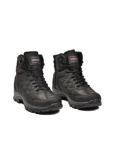 Ayakmod Siyah İçi Kürklü Kaymaz Taban Soğuğa Dirençli Erkek Outdoor Bot 980 M Siyah Ayakmod Siyah İçi Kürklü Kaymaz Taban Soğuğa Dirençli Erkek Outdoor Bot 980 M Siyah
