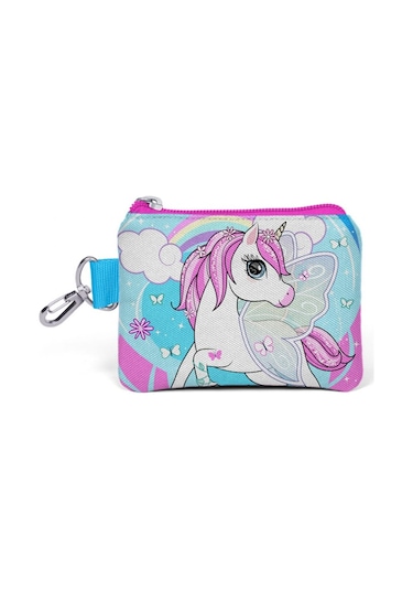 Coral High Unicorn Baskılı Bozuk Para Çantası - Kız Çocuk