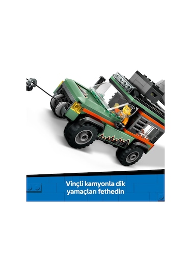 LEGO® City 4x4 Arazi Dağ Arabası 60447 - 6 Yaş ve Üzeri Çocuklar için Yaratıcı Oyuncak Yapım Seti (221 Parça)