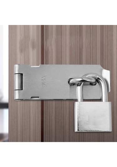 3 İnç Kapı Tokası Hırsızlığa Karşı Korumalı Kapı Kilidi Kolay Kurulum