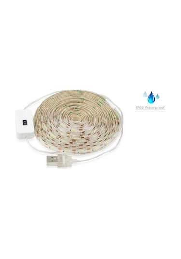 Azemax Usb Sensörlü Şerit Led/1 Metre /beyaz