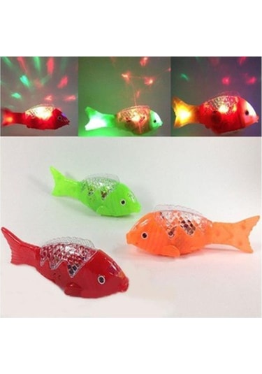 Can Ali Toys Cnl-7777 Pilli Işıklı Balık 1  Adet