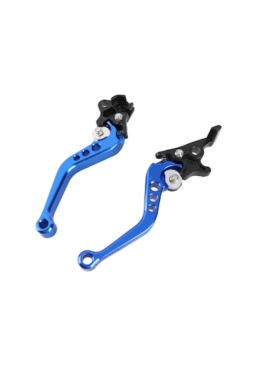 Yaozixa Motosiklet Cnc Alüminyum Fren Kolu Mavi - Dayanıklı, Güvenli Sürüş, Suzuki Ve Çoğu Model Uyumlu 1 Çift