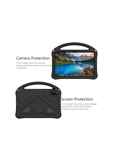 Happyplanet Xiaoqitt-eva Honor Tablet X9 Darbeye Dayanıklı Tablet Kılıfı-siyah