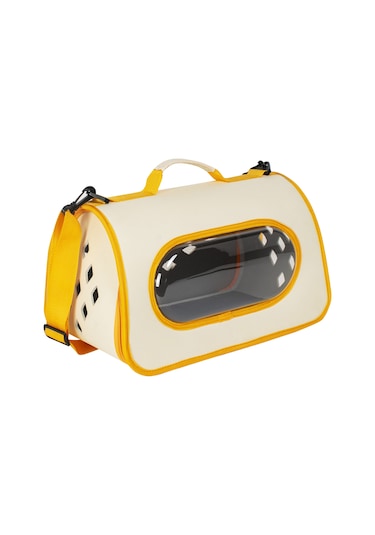 Geeksen Kedi Taşıma Çantası Şeffaf Pencere Ve Nefes Alabilir Delikler Seyahat İçin
