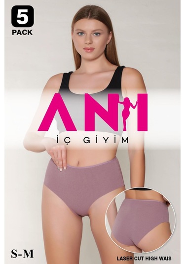 Lazer 5 Li Fitilli Külot Kadın çok Renkli