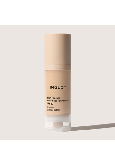 Inglot Skin Focused Care Face Foundation SPF50 Ivory