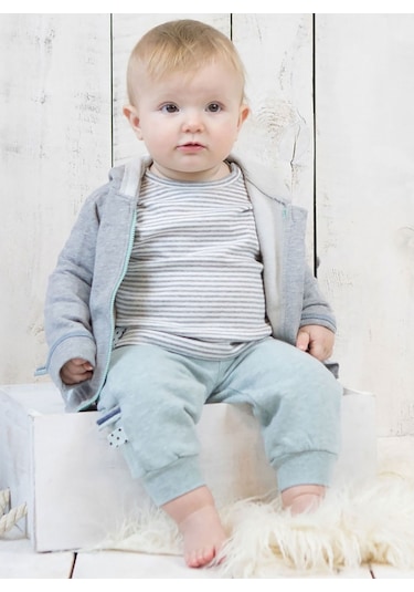 Organicera Organik Kapşonlu Mont,Grey Melange (554296561) Gri