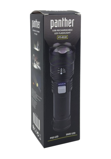 Panther Pt-4518 Usb Şarjlı El Feneri