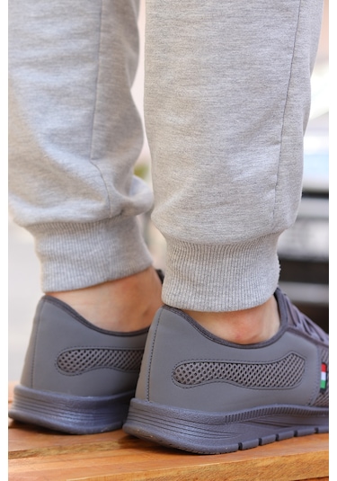 Vojo 4359 Comfort Taban Bağcıksız Anorak Erkek Spor Ayakkabı 267800000225 11 Füme
