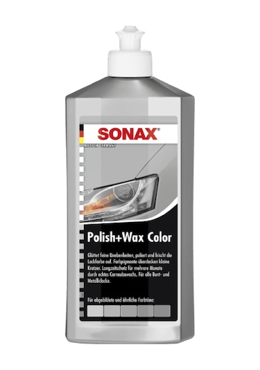 Sonax Renkli Nano Parlatıcı ve Koruyucu Cila Gri 500 ML