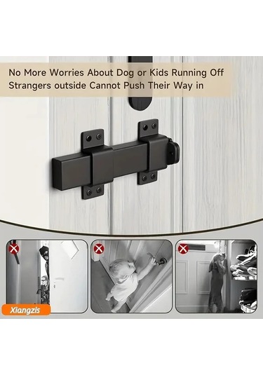 Willowhaven M520 Ağır Hizmet Sürgülü Kapı Kilidi Mekanizmalı Ayarlanabilir Güvenlik Çubuğu