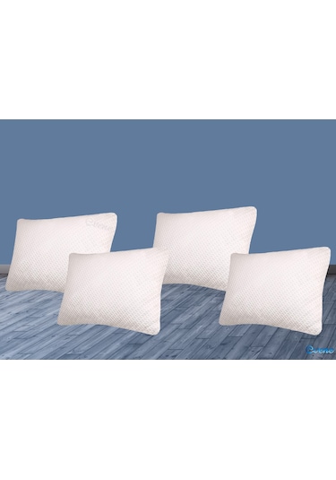 Visco Yastık Ortopedik Terletmeyen 4 Adet Visko Uyku Yastığı