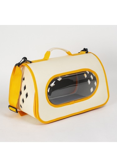 Geeksen Kedi Taşıma Çantası Şeffaf Pencere Ve Nefes Alabilir Delikler Seyahat İçin