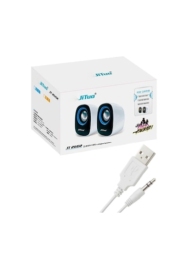 Ayt Magicvoice Mv-24835 2x3 Watt 1+1 Mini Usb Hoparlör Pc Bilgisayar Hoparlörü