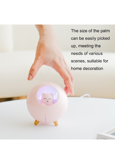 Wt-tx5 Usb Direct Insert Versiyonu Nemlendirici Mini Planet Cat Masaüstü Arıtma Cihazı Beyaz