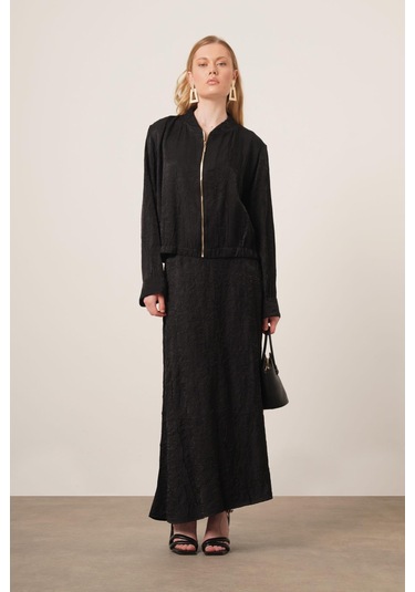 Ftz Women Kadın Kraş Etekli Takım Siyah 31171 Siyah