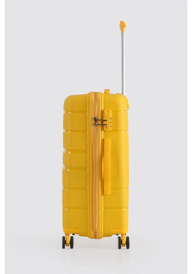 Ççs 5247 Polipropilen Büyük Boy Valiz Sari