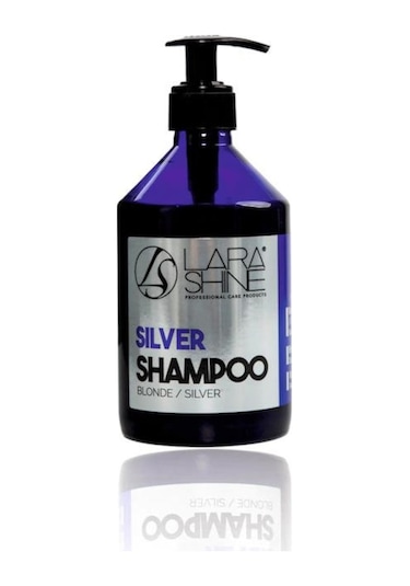 Lara Shine Blonde Silver Mor Şampuan 500 ML