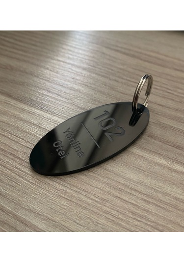 Siyah Parlak Minimal Kişiselleştirilebilir Otel Bungalov Apart An