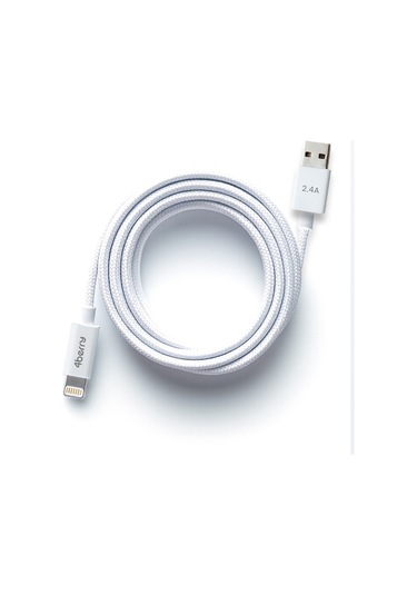 Eco Al Hızlı Şarj Kablosu 2.4a Usb-a'dan Lightning'e 1.2m Beyaz