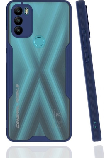 General Mobile Gm 21 Plus Kılıf Platin Renkli Şık Silikon Kılıf