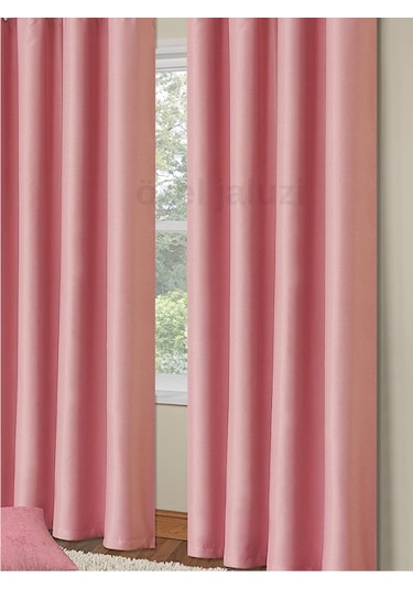1. Kalite Pembe Blackout Karartma Pilesiz Güneşlik 539 Pembe