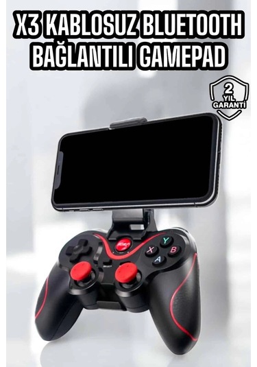 Cs X3 Gamepad Oyun Kolu Bluetooth Bağlantılı Gamestick Android Uyumlu