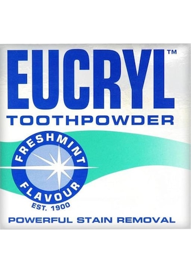 Eucryl Freshmint Smokers Beyazlatıcı Diş Tozu 50 G