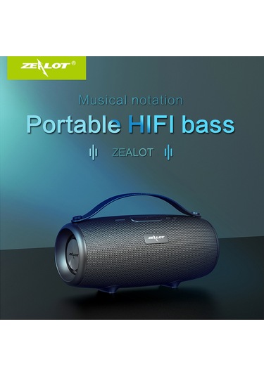 Teltree Kırmızı Zealot S34 10w Bt 5.0 Hoparlörü - Ipx5 Su Geçirmez, Tws Stereo, Hifi Ses, Aux/usb/tf Kart Desteği, 5-6 Saat Çalma Süresi