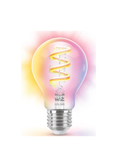 Wiz Rgb Filament Şeffaf 40w A60 E27 Akıllı Ampul Renkli