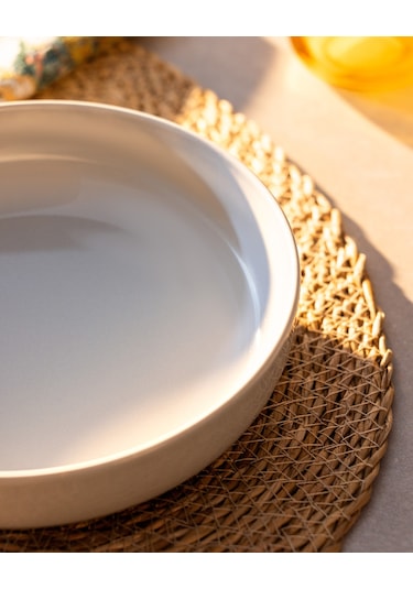 Madame Coco Grasse Yemek Tabağı - Gri Gri