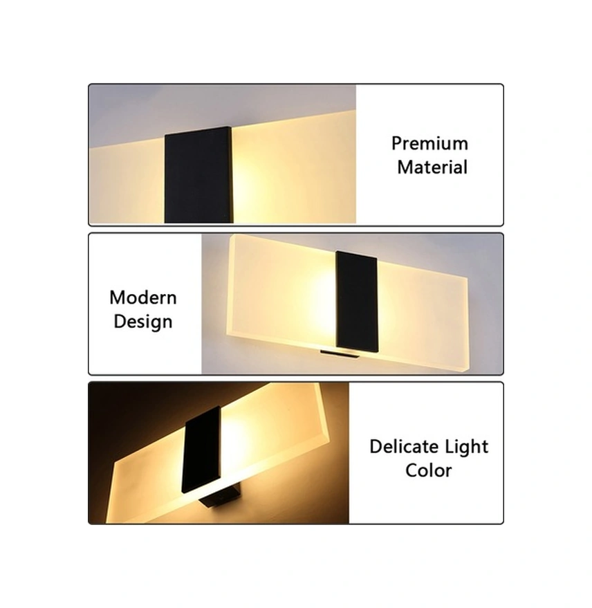 Fortunelane Modern Led Duvar Lambası: Şık Tasarım, Sıcak Işık, Koridor Ve Yatak Odası Dekoru, 6w, 3000k Diğer Modeller Diğer