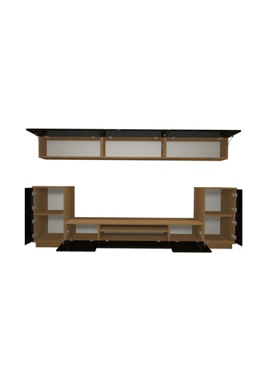 Decoraktiv Trendstyle 9 Mdf Tv Ünitesi Tv Sehpası Ceviz - Siyah