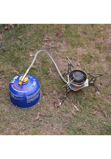 Kosona Lixada 3200w Çelik Füme Kamp Ocası - 360 Rüzgar Engeli, 2.5 Dakikada 1l Su Kaynatma, 10kg Yük Kapasitesi Çok Renkli