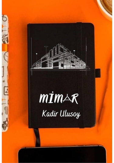 Mimar Arkadaşa Hediye Deri Not Defteri